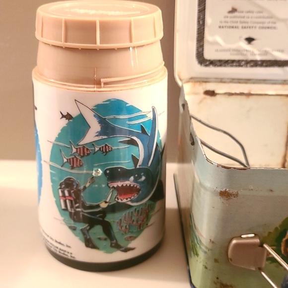 Vintage- Alladin 1978- Six Million Dollar Man Lunch Box with Thermos - Picture 12 of 16